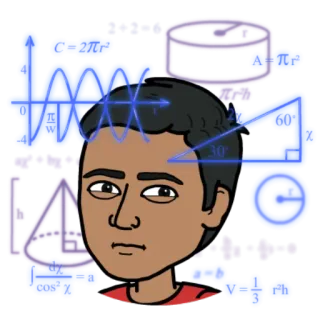 😳 584e00d4 수학, Bitmoji, 대수학, 방정식, 기하학 telegram sticker