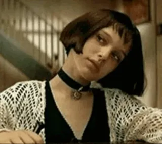 🎗 ae88e2fa Mathilda Léon: The Professional 这个杀手不太冷, 玛蒂达, 电影, 角色, 专业, 娜塔莉·波特曼 whatsapp sticker