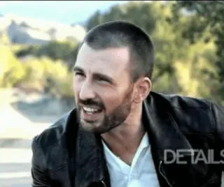 😟 43182e95 DETAILS attore, uomo, celebrità, ritratto, chris evans telegram sticker