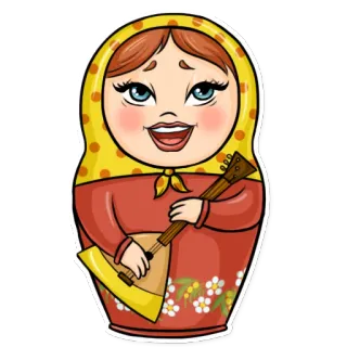 Matryosha telegram stickers