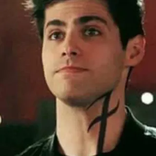 📚 25db0aa0 Alec Lightwood Shadowhunters Shadowhunters, Alec Lightwood, tatouage, rune, série TV telegram sticker