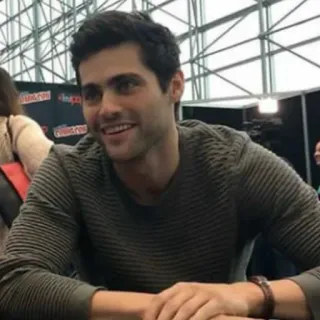 📚 313ba182 Matthew Daddario acteur, homme, célébrité, portrait, sourire, brune telegram sticker
