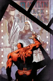 🕶 1043436b RATTLIN JACK MURDOCK комикс, винтажный плакат, персонаж, Мердок telegram sticker