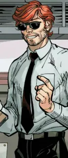 🕶 6b0b8378 Matt Murdock Мэтт Мердок, Сорвиголова, Marvel, комиксы, супергерой telegram sticker