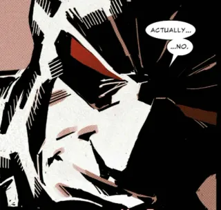 🕶 6febfa61 ACTUALLY... ...NO. telegram sticker