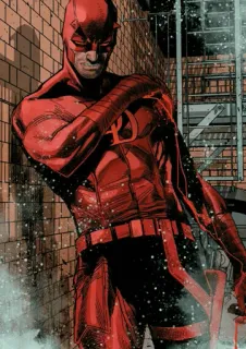 🕶 c10d488b Daredevil Сорвиголова, Marvel, супергерой, комиксы, мститель telegram sticker