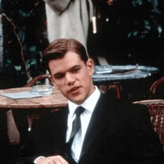 🥀 592450fb Matt Damon aktor, selebriti, potret, pria, setelan, Matt Damon telegram sticker