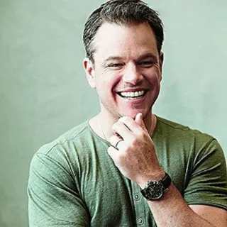 🥀 f6e6dad8 Matt Damon Matt Damon, aktor, selebriti, senyum, pria telegram sticker