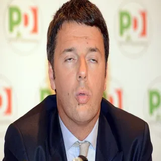 😗 03921880 politicien, Matteo Renzi, Italie, politique, mème whatsapp sticker