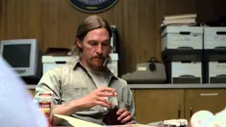 😔 69babab8 Rust Cohle True Detective Rust Cohle, True Detective, Detektiv, Alkohol, Trinken, Matthew McConaughey whatsapp sticker