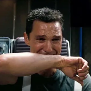 😭 6182e3c0 sad, crying, downvote, man, thumbs down telegram sticker