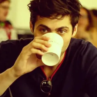 🏹 8e97190f 男人, 咖啡, 饮料, 人, 肖像 telegram sticker