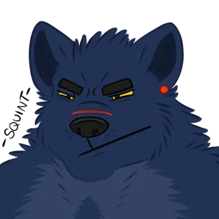 😒 b8f91226 狼, ケモノ, 漫画, 動物, キャラクター, イラスト whatsapp sticker