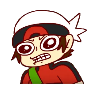 😫 cfbb5cd5 dessin animé, colère, en colère, personnage telegram sticker