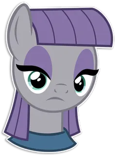 😕 f75658f2 Pony, Cartoon, Tier, Pferd, Aufkleber, süß whatsapp sticker