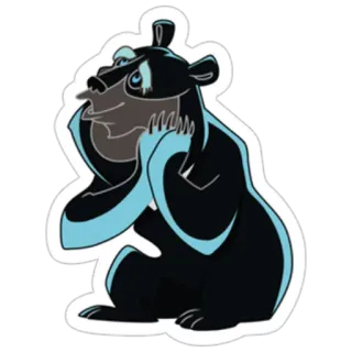 🙌 677cc07b Brother Bear urso, disney, animado, desenho animado, animal telegram sticker