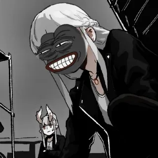 🥀 6fbba2f9 anime, nhân vật, meme, pepe, mặt nạ telegram sticker