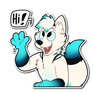 Mavi telegram stickers