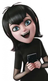 🧛‍♀ 20b0a7cf Mavis Dracula Hotel Transylvania Cartoon, Vampir, Mavis, Hotel Transsilvanien, animiert telegram sticker