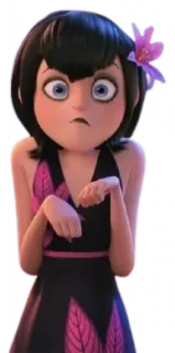 🧛‍♀ 6b7430e5 Mavis Dracula Hotel Transylvania Cartoon, Vampir, Mädchen, Figur, Mavis telegram sticker