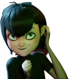 🧛‍♀ b47c1306 Mavis Dracula Hotel Transylvania Cartoon, Vampir, Mavis, Hotel Transsilvanien, Figur telegram sticker