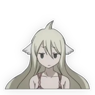 😑 2c359554 Mavis Vermillion Fairy Tail Anime, Mangá, Fairy Tail, Mavis Vermillion, Adesivo, Fofo telegram sticker