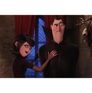 🤐 6648c833 Mavis Hotel Transylvania cartone animato, vampiro, film, divertente, animazione, hotel telegram sticker