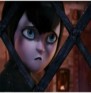 😔 efc6dae8 Mavis Dracula Hotel Transylvania Cartone animato, Vampiro, Triste, Animazione, Mavis telegram sticker