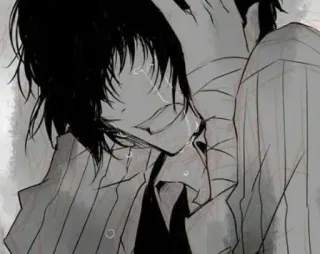 🌟 2d4049cf 动漫, 悲伤, 哭泣, 情感, 漫画, 角色 telegram sticker