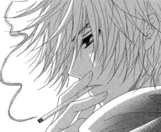 🌟 4dadd184 动漫, 漫画, 吸烟, 香烟, 人物, 艺术 telegram sticker