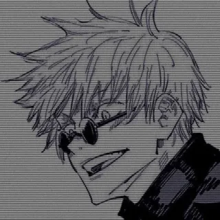 🌟 5db2dd7d Satoru Gojo Jujutsu Kaisen 动漫, 漫画, 五条悟, 咒术回战, 角色, 粉丝作品 telegram sticker