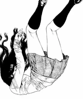 🌟 e64cca07 动漫, 漫画, 女学生, 坠落, 恐怖, 女孩 telegram sticker