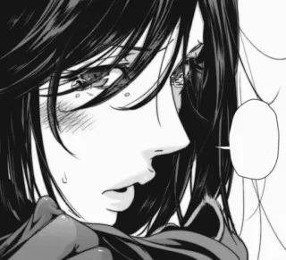 🌟 e96b617c 漫画, 动漫, 情感, 悲伤, 肖像, 哭泣 telegram sticker