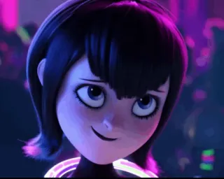 🕷 08d1e2b3 Mavis Dracula Hotel Transylvania mavis, dracula, vampiro, hotel transylvania, cartoni animati, animazione whatsapp sticker