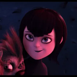 🕷 1a2e92e5 Mavis Dracula Hotel Transylvania animato, vampiro, cartone animato, film, mostro whatsapp sticker