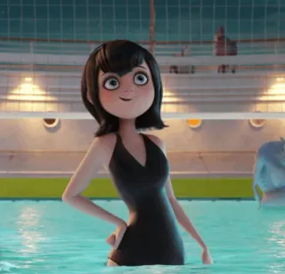 🕷 1cbccfe8 Mavis Dracula Hotel Transylvania Cartone animato, Vampiro, Piscina, Hotel Transylvania, Animazione whatsapp sticker