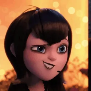 🕷 1e7ec49f Mavis Dracula Hotel Transylvania vampiro, cartone animato, film, animato, figlia whatsapp sticker