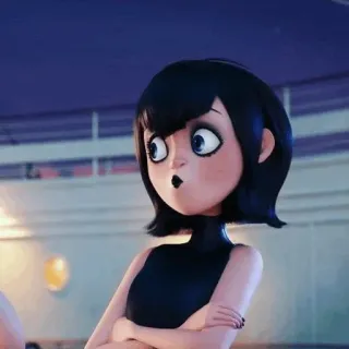 🕷 42caa991 Mavis Dracula Hotel Transylvania Vampiro, Cartone animato, Film, Hotel Transylvania, Mavis, Dracula whatsapp sticker