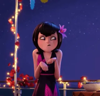 🕷 999ae319 Mavis Dracula Hotel Transylvania vampiro, cartoni animati, animato, film, mavis whatsapp sticker