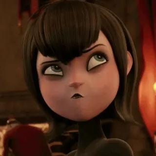 🕷 99c4886a Mavis Dracula Hotel Transylvania vampiro, animato, cartone animato, film, personaggio whatsapp sticker