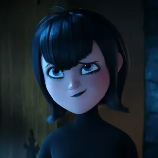 🕷 a7b87544 Mavis Dracula Hotel Transylvania vampiro, cartone animato, film, hotel, transilvania whatsapp sticker