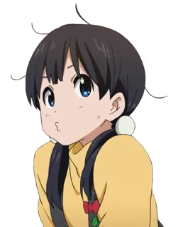 😗 3d14ea54 anime, kreskówka, dziewczyna, postać telegram sticker