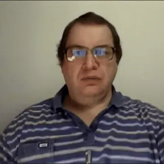 😲 7624ab34 мужчина, человек, портрет, очки, лицо telegram sticker