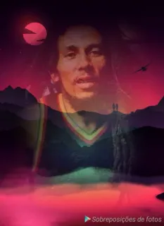 🗣 2bf95ef0 Bob Marley Sobreposições de fotos Боб Марли, музыка, регги, музыкант, певец, портрет telegram sticker