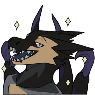 😏 74345ac0 용, 반짝이, 판타지 생물, 만화, 스티커, 일러스트 telegram sticker