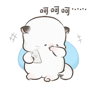 😂 36e87916 呵呵呵呵…… imut, menangis, telepon, sedih, kartun, emoji telegram sticker