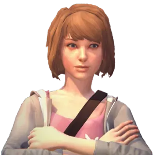 😇 81351cd4 Maxine Caulfield Life is Strange videogioco, personaggio, max caulfield, life is strange, femmina whatsapp sticker