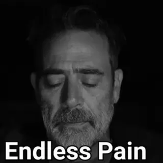 🖤 298031f9 Endless Pain dor, tristeza, emoção, angústia, sofrimento telegram sticker