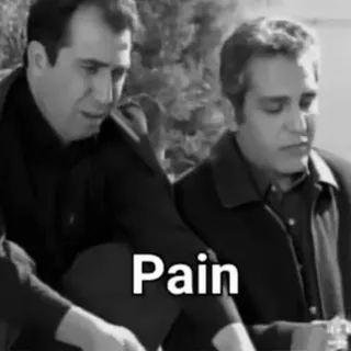 🖤 66eab785 Pain triste, emoção, sentimento, tristeza, melancolia telegram sticker