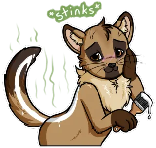 Max Marten and Lilly Doe telegram stickers